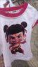 皮爾卡丹（pierre cardin）哪吒衣服女童套裝夏季新款兒童短袖短褲兩件套中小童女孩哪咤服飾 娜扎兒童衣服-圖片色 90 尺碼1~2歲【 80-90cm】 曬單實拍圖