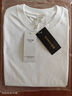 羅蒙【2件裝】夏季高端短袖t恤男士裝打底衫圓領(lǐng)黑白純色修身半袖衣服 白色+白色 M 曬單實(shí)拍圖
