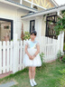 衣諾坊女童禮服裙夏款六一演出連衣裙花童女孩演出服 銀白紗裙 140cm 曬單實(shí)拍圖
