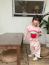凡獵女童防蚊褲夏裝2025新款寶寶休閑褲子外穿長褲兒童薄款束腳褲夏季 粉色 80 cm 曬單實拍圖