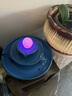 小型魚缸帶燈抽水機家用噴泉流水器配件盆景假山水循環(huán)潛水泵 3W水泵有孔4燈（揚程0.5米） 曬單實拍圖