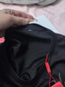 皮爾卡丹（pierre cardin）男裝 男士短袖T恤絲光棉圓領(lǐng)半袖夏季冰絲體恤衫桑蠶上衣潮 皇冠黑色 175/XL建議135-155斤 曬單實(shí)拍圖