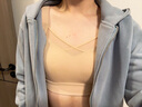婷美內(nèi)衣女薄款大胸顯小美背收副乳防下垂無(wú)痕全罩杯文胸罩 裸感膚XL 曬單實(shí)拍圖