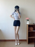 依思 Q（exull）尖頭涼鞋女2025夏季新款軟底舒適高跟鞋鞋女輕便粗跟淺口單鞋女 米色-優(yōu)雅氣質(zhì) 37 曬單實(shí)拍圖