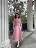 紫魅俏2025年春夏季新款高端婚禮媽媽裝女禮服平時(shí)可穿喜婆婆結(jié)婚連衣裙 香檳色【短袖】 2XL (建議120-130斤) 曬單實(shí)拍圖