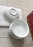 景德鎮(zhèn)陶瓷飯碗套裝米飯碗白瓷碗家用湯碗手工玲瓏簡(jiǎn)約6碗餐具可微波爐 年年有余飯碗6只簡(jiǎn)易包裝 曬單實(shí)拍圖