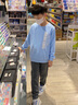 唐獅童裝唐獅童裝男童短袖夏季2025新款哪吒敖丙國潮上衣兒童純棉半袖T恤 藍色26小白龍【身高+10拍】 140 曬單實拍圖