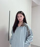 ICH MODE美式兩面穿開衫外套女春季寬松休閑運動夾克上衣2025新款男 藍色 (兩面穿) M 曬單實拍圖