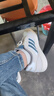 阿迪達(dá)斯（adidas）官網(wǎng)官方男鞋女鞋 新款情侶運(yùn)動鞋潮流時(shí)尚耐磨休閑鞋低幫板鞋 JH8812/白藍(lán)棕 40.5 曬單實(shí)拍圖