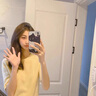 鹿依檸休閑褲女裝夏季2025新款韓系時尚減齡百搭氣質(zhì)顯瘦闊腿褲套裝夏天 黃色上衣+米白褲子 M 曬單實拍圖