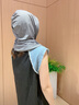 北極絨防曬冰絲面罩女夏季透氣口罩全臉?lè )雷贤饩€(xiàn)開(kāi)車(chē)面紗護頸遮脖子騎行深灰色-【涼感面料+舒爽透氣+UPF 曬單實(shí)拍圖