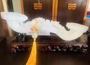 秦庭瀾境玉如意擺件天然玉石客廳玄關(guān)辦公室擺設(shè)喬遷新居禮物公司開業(yè)禮品 玉如意雙龍戲珠30cm+玉扣吊墜 曬單實拍圖