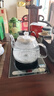 茗茶友煮茶吧機電熱水壺全自動(dòng)底部雙上水壺燒水壺玻璃燒水茶臺一體茶桌嵌入式抽燒水壺水茶具套裝泡茶機 黑【單邊上水】自動(dòng)續水·泡茶款· 溫熱型 曬單實(shí)拍圖