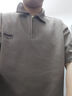 JEEP SPIRIT吉普短袖T恤男士夏季POLO打底衫寬松半袖休閑潮流半拉鏈上衣服 曬單實拍圖