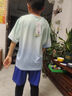 McTicco男童運(yùn)動(dòng)套裝夏季兒童涼感速干衣大童冰絲短褲青少年戶外籃球跑步 18836漸變綠+18428黑色【速干】 160 160cm 曬單實(shí)拍圖
