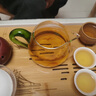 麥舒特耐熱玻璃公道杯加厚分茶器帶茶漏泡茶公杯茶海功夫茶具配件家用 黃把琳瑯公杯 曬單實(shí)拍圖