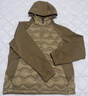 鴨鴨品牌輕薄羽絨服男女短款春秋新款雙拼連帽加大碼保暖內(nèi)膽情侶外套 軍綠色 男女同款 XL (180) （建議146斤-160斤） 曬單實(shí)拍圖