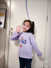 迪士尼新款女童長(cháng)袖打底衫圓領(lǐng)中大童2024春季童裝 JXAN4012D-HELLO黛西 90 cm 曬單實(shí)拍圖