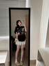 DXOT白色a字蕾絲蛋糕裙半身裙女2025新款夏季季小個子公主蓬蓬裙短裙 白色 M 【90-100斤】 曬單實拍圖