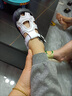 G.duck嬰幼兒包頭涼鞋0-1-3歲男童夏季寶寶軟底防滑學(xué)步鞋小童鞋兒童鞋4 米白 16 碼/內長(cháng)12.0cm 曬單實(shí)拍圖