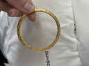 福吉歐金包銀吉言手鐲999足金包足銀個(gè)性百搭開(kāi)口吉祥黃金手鐲女送老婆 包金2.5克-吉言手鐲-總重約31克 曬單實(shí)拍圖