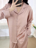 帕蘭朵（PLANDOO）輕奢品牌女士睡衣女春夏季冰絲長(zhǎng)袖2025新款高級(jí)感大碼家居服套裝 63795香檳粉 M ：建議體重80-100斤 曬單實(shí)拍圖