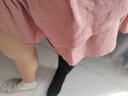 宜惜綺 高腰半身裙短裙女春秋新款小個子顯瘦包臀魚尾裙減齡百搭a字裙子 粉色 XL 曬單實拍圖