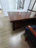 科森格全實(shí)木老板桌辦公桌中式高檔簡(jiǎn)約老板臺辦公室董事長(cháng)總裁桌椅組合 單桌不帶側柜【全實(shí)木】 1.6米 曬單實(shí)拍圖