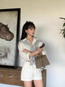 viney春夏圍巾女針織條紋披肩高檔辦公室空調(diào)房外搭護(hù)頸搭肩披風(fēng)高顏值 條紋 曬單實(shí)拍圖