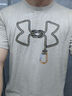 安德瑪（UNDERARMOUR）春夏Outdoor男子印花戶外運(yùn)動(dòng)短袖T恤1390223卡其色299 L 曬單實(shí)拍圖