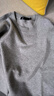 立蒙（LIMENG）日系寬松衛衣男春秋款圓領(lǐng)套頭打底衫長(cháng)袖潮外套 淺灰 XL  曬單實(shí)拍圖