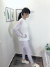 moonkids女童運動套裝2025秋季新款兒童速干衣兩件套秋裝女孩跑步瑜伽服 17063速干套裝 120 曬單實拍圖