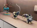 爵世皇庭中式吉象擺件水晶合金桌面擺件玄關(guān)客廳家居飾品喬遷新居禮品 吉象如意B款 曬單實(shí)拍圖