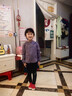 moonkids女童運動服長袖套裝2025秋季新款兒童戶外軟殼衣開衫外套女孩秋裝 10153紫色運動衣 120 cm 曬單實拍圖