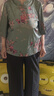 俞兆林媽媽裝夏裝七分袖襯衫套裝中老年女裝奶奶套裝衣服 Y52K111 曬單實(shí)拍圖