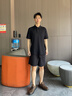 BOSS博斯【七夕節(jié)禮物】【100%棉】男士2025夏款徽標印花棉質(zhì) Polo 衫 001-黑色 M 曬單實拍圖