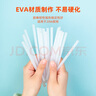 得力(deli)18支裝熱熔膠棒7mm適用兒童家用手工生日禮物DIY開(kāi)學(xué)禮物材料熱熔膠槍熱融高粘膠條白色  曬單實(shí)拍圖
