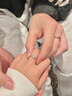 DRIG鉆戒指情侶對(duì)戒男女銀莫桑鉆求婚告白結(jié)婚七夕情人節(jié)禮物送女友 代寫賀卡聯(lián)系客服 曬單實(shí)拍圖