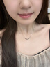 999純銀轉運珠項鏈女七夕情人節禮物2025新款輕奢生日禮物送女友 【S999足銀】轉運珠項鏈 曬單實(shí)拍圖