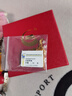 中國黃金黃金鳳尾耳線女款足金999耳飾時尚款生日節(jié)日禮物送女友老婆520 約0.93g+品牌禮盒 曬單實拍圖