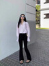 百麗踏人字拖女夏外穿2025新款時(shí)尚鏈條夾趾拖鞋軟底防滑沙灘涼拖鞋 黑色 36 曬單實(shí)拍圖
