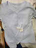 貝瑞加（Babyprints）寶寶連體衣2件裝嬰兒長袖純棉家居服護(hù)肚連身衣柔軟爬服 藍(lán)66 曬單實(shí)拍圖