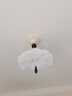 黑控中古奶油風(fēng)臥室燈2024新款簡(jiǎn)約現(xiàn)代時(shí)尚高級(jí)美式復(fù)古護(hù)眼半吊燈具 全光譜A款 奶黃+咖啡色50CM 三色 曬單實(shí)拍圖