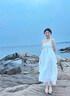 百麗踏法式平底套趾涼拖鞋女夏外穿2025年新款絕美水鉆配裙子羅馬沙灘鞋 米白色 36 羅馬沙灘鞋 曬單實(shí)拍圖