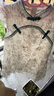 蓓馨貝（Beixinbei）女童裝連衣裙夏款女寶寶衣服洋氣中國風(fēng)裙子小女孩流蘇碎花旗袍裙 淺綠色連衣裙 130 建議5歲左右 曬單實拍圖