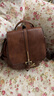 袋鼠（KANGAROO）真皮雙肩包女2025新款時(shí)尚旅行旅游輕便雙肩背包女士大容量 咖棕 真皮授權 曬單實(shí)拍圖