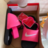 NIKE 耐克男女童涼鞋KAWA SLIDE夏季輕便緩震柔軟舒適兒童休閑涼拖鞋 BV1094-001 27 【建議腳長16cm】 曬單實拍圖