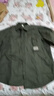 胖胖兄美式復古工裝襯衫男短袖2025新款夏季寬松上衣服大碼休閑襯衣外套 軍灰（純棉） 4XL（適合200-220斤） 曬單實(shí)拍圖