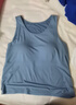 愛(ài)慕（Aimer）內衣女夏季打底寬肩帶帶杯帶胸墊背心上衣AM72B511 L  曬單實(shí)拍圖