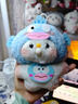 OSKVkt貓娃娃丑魚(yú)吐泡泡玩偶錄音掛件手工diy生日禮物玩具小毛絨公仔 藍色【丑魚(yú)KT貓】 【材料包+錄音器】 曬單實(shí)拍圖